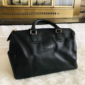 ‼️sold‼️Burberry Black Caviar Leather Boston Bag